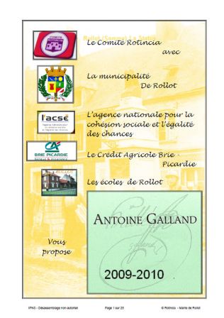 Couverture de la publication Rotincia - Galland